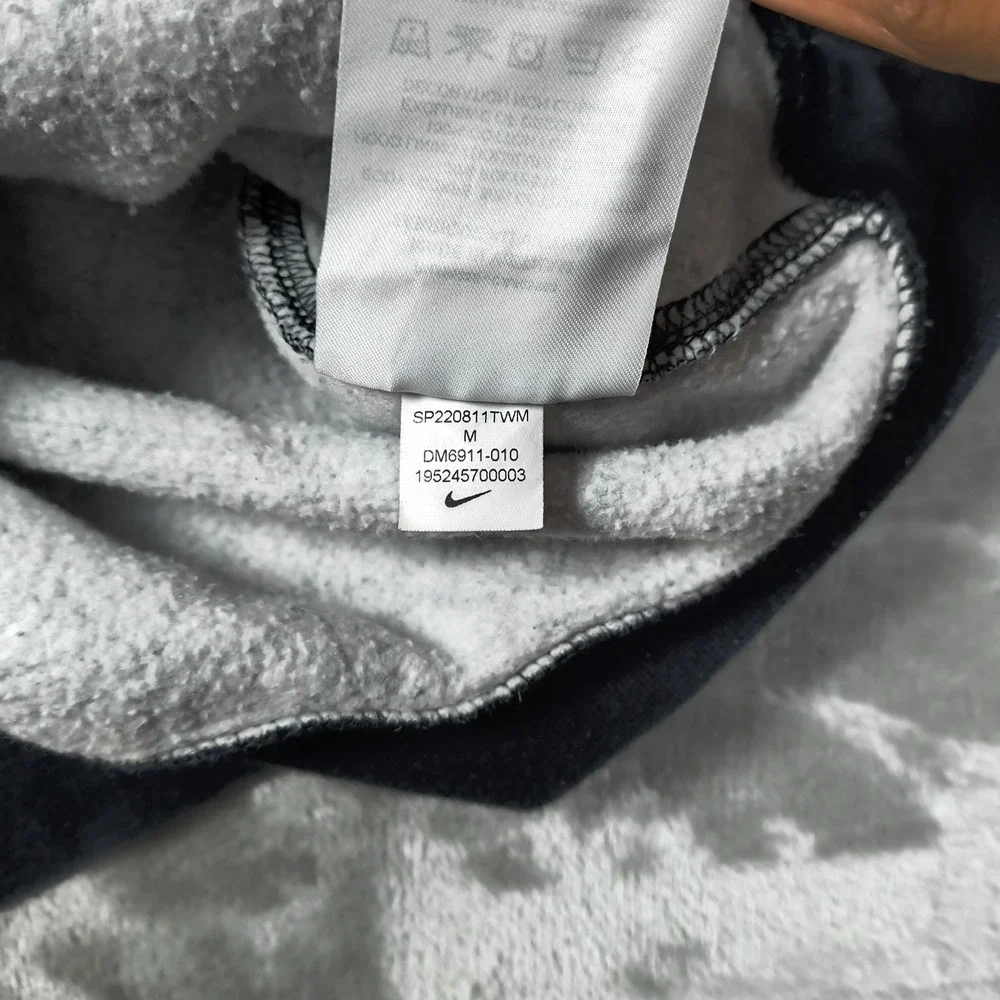 Nike Hoodie Mens Medium Essentials Allover‎ Print Pullover NSW DM6911 010